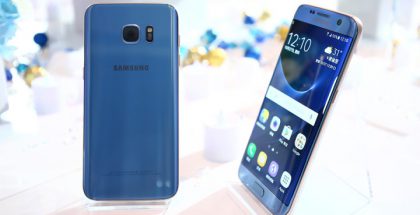 Samsung Galaxy S7 edge blue coral