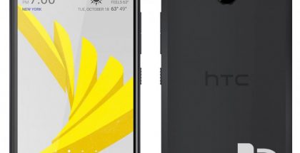 HTC Bolt, mahdollisesti nimeltään HTC 10 evo, mustana värivaihtoehtona TechnoBuffalon julkaisemassa lehdistökuvassa.