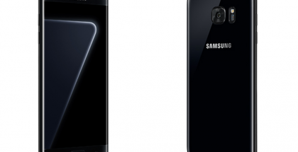 Samsung Galaxy S7 edge Pearl Black.