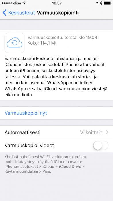 Näin Varmuuskopioit WhatsApp-keskustelut Androidilla Ja IPhonella ...