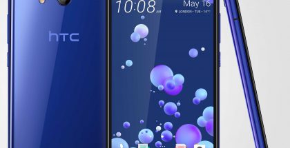 Kevään HTC U11 Sapphire Blue -värissä.