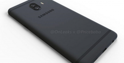 Samsung Galaxy C10 OnLeaksin vuotokuvassa.