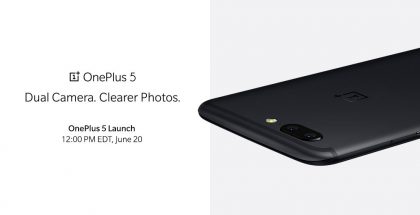 OnePlussan itse ennakkoon julkaisema kuva OnePlus 5:stä.
