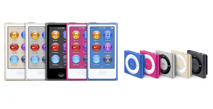 Apple iPod nano ja iPod shuffle.