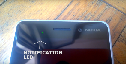 Kiinan versiossa Nokia 6:sta on LED-ilmoitusvalo.