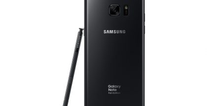 Samsung Galaxy Note Fan Editionista löytyy merkintä takaa.
