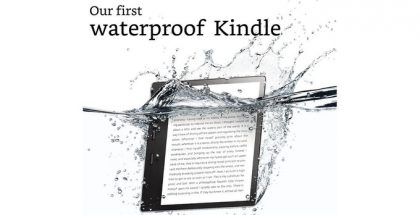 Uusi Kindle Oasis on ensimmäinen vedenkestävä Kindle-laite.
