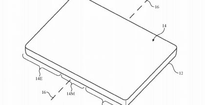Applen patentti kuvailee taipuvalla näytöllä varustettua laitetta.