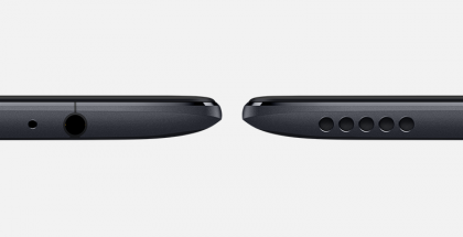 OnePlussan julkaisema kuva OnePlus 5T:stä ja sen kuulokeliitännästä.