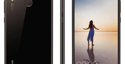 Huawei P20 -puhelimet mustana värinä. Evan Blassin aiemmin vuotama kuva.