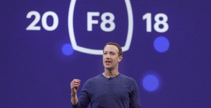 Facebookin perustaja ja toimitusjohtaja Mark Zuckerberg yhtiön F8-kehittäjäkonferenssissa.