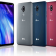 LG G7 ThinQ:n eri värivaihtoehdot. Suomessa myynti keskittyy mustaan ja siniseen.