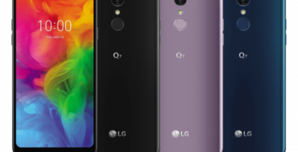 LG Q7:n värivaihtoehdot.