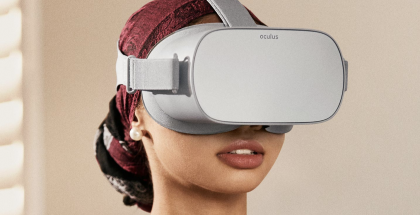 Oculus Go on itsenäisesti toimiva laite, jota ei tarvitse kytkeä kaapelilla tietokoneeseen tai puhelinta päähineen sisään.