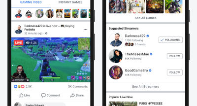 Osa Facebookin palvelua on ollut jo aiemmin pelivideoita kokoava keskus.