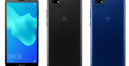 Huawei Y5 2018:n värivaihtoehdot Suomessa ovat musta ja sininen.