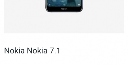 Nokia 7.1 Googlen Android Enterprise Recommended -sivuilla.
