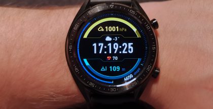 Yksi yhdestätoista Huawei Watch GT:n kellotauluvaihtoehdostra.
