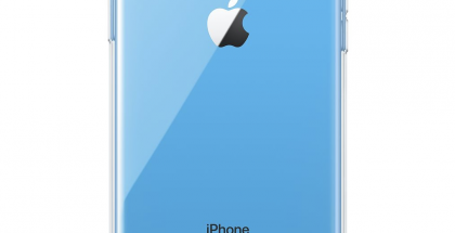 Applen kirkas silikonikuori iPhone XR:lle.