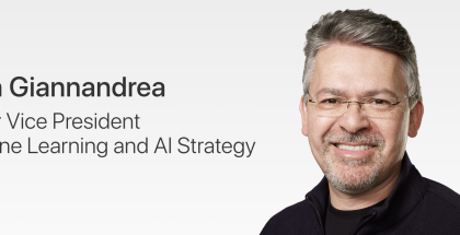 John Giannandrea on nyt Applen johtoryhmän jäsen.