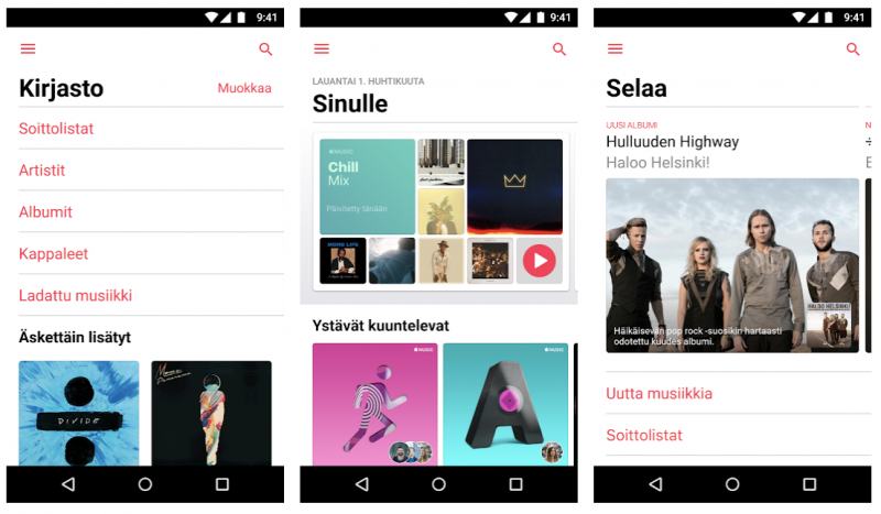Apple Music Androidille.