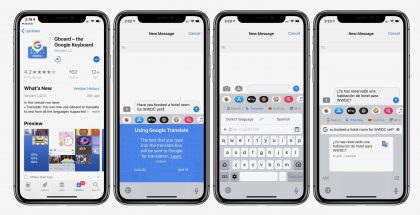 Gboard iPhonelle sai kääntäjätoiminnon.