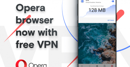 Opera-selain sisältää nyt suojatun VPN-yhteyden.