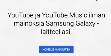 YouTube Premiumia on tarjolla pidempi pätkä ilmaiseksi Samsungin laitteen hankkiville.