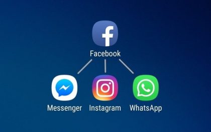 Facebook omistaa myös yritysostoilla hankkimansa Instagramin ja WhatsAppin.