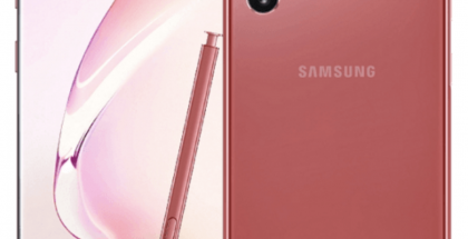 Samsung Galaxy Note10 pinkissä värissä. Kuva: WinFuture.de.