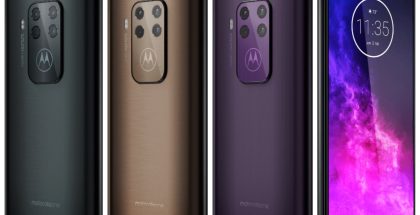 Motorola One Pro / One Zoom, eri värivaihtoehdot.