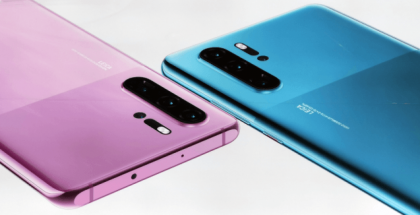 Huawei P30 Pron uudet värivaihtoehdot Misty Lavender ja Mystic Blue.