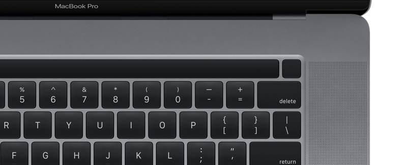 macOS Catalina 10.15.1 -käyttöjärjestelmäversiosta paljastunut kuva uudesta MacBook Prosta.