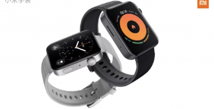 Xiaomin älykello muistuttaa ratkaisuiltaan paljon Apple Watchia mutta on hieman kulmikkaampi.