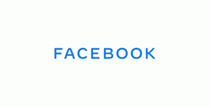 Facebook-yhtiön uusi logo. Muutos ei vaikuta Facebook-sovelluksen logoon tai kuvakkeeseen.