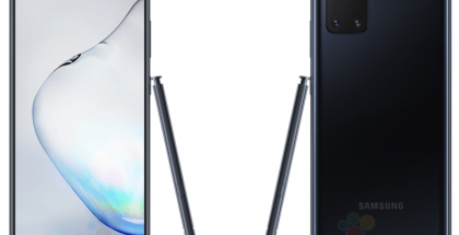 Musta Samsung Galaxy Note10 Lite ja S Pen -kynä.