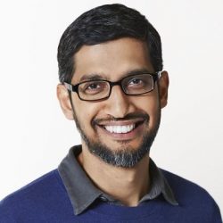 Alphabetin ja Googlen toimitusjohtaja Sundar Pichai.