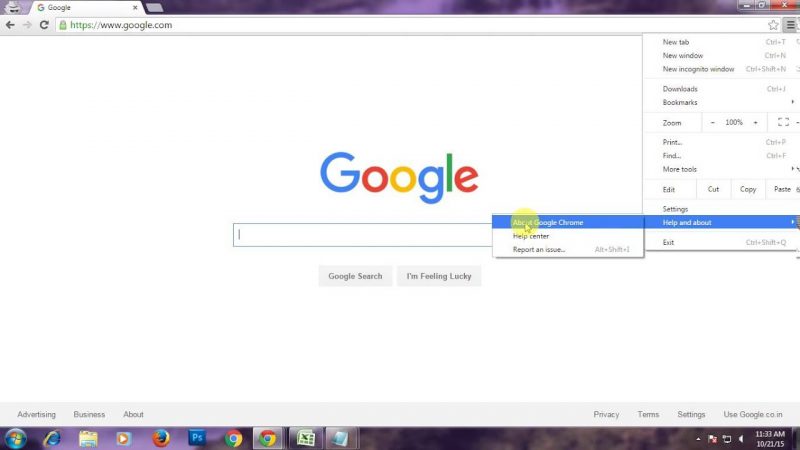 google chrome update windows 7