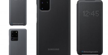Samsungin omista Galaxy S20 -kuorista aiemmin vuotanut kuva. Kuva: Ishan Agarwal.