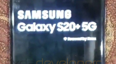 Samsung Galaxy S20+ 5G. Kuva: Max Weinbach / xda-developers.