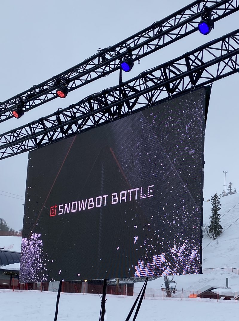 OnePlussan ja Elisan järjestämä Snowbot Battle käydään Kuusamon Rukalla.