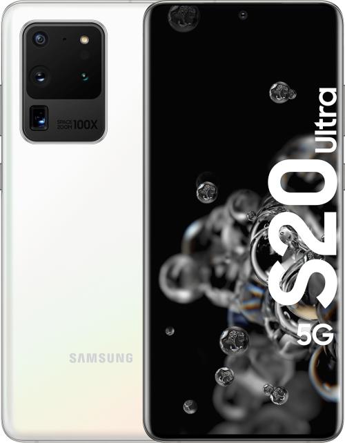 Samsung Galaxy S20 Ultra 5G, Cloud White.