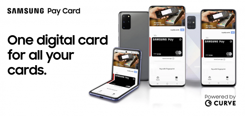 Samsung Pay Card yhteistyössä Curven kanssa.