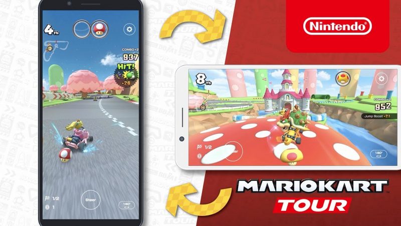 Mario Kart Tour saa nyt myös laajakuvatilan.