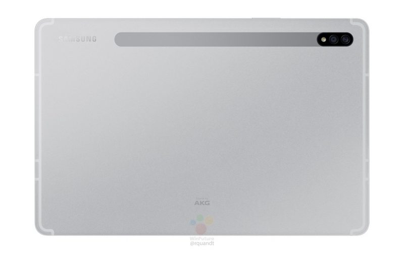 Samsung Galaxy Tab S7 takaa. Kuva: WinFuture.de.