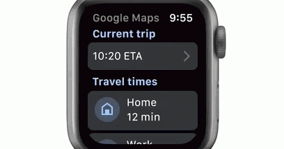 Google Mapsin uusi Apple Watch -sovellus tarjoaa reittiohjeet navigointiin suoraan kellossa.