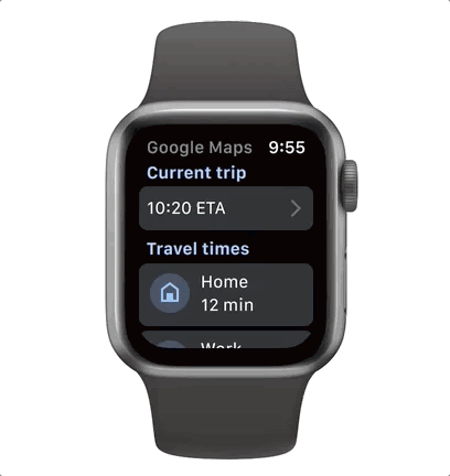 Google Mapsin uusi Apple Watch -sovellus tarjoaa reittiohjeet navigointiin suoraan kellossa.
