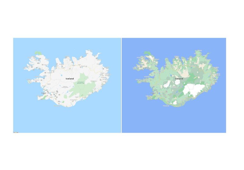 Eri alueiden luonnon ominaispiirteet näkyvät jatkossa paljon selvemmin Googlen kartoissa.