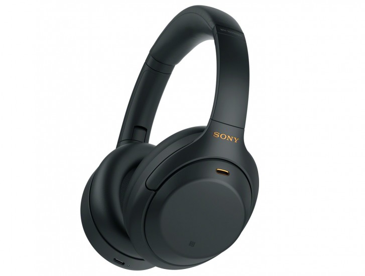 Sony WH-1000XM4 -kuulokkeet mustana.