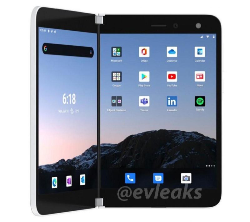 Microsoft Surface Duo: Kuva: Evan Blass / evleaks.